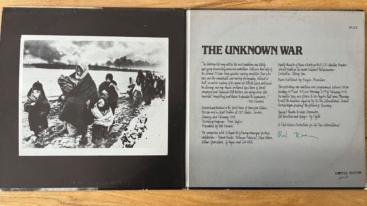 Rod McKuen - The Unknown War / 2 LP - 1. US-Press. 1978 - (M-/VG+)