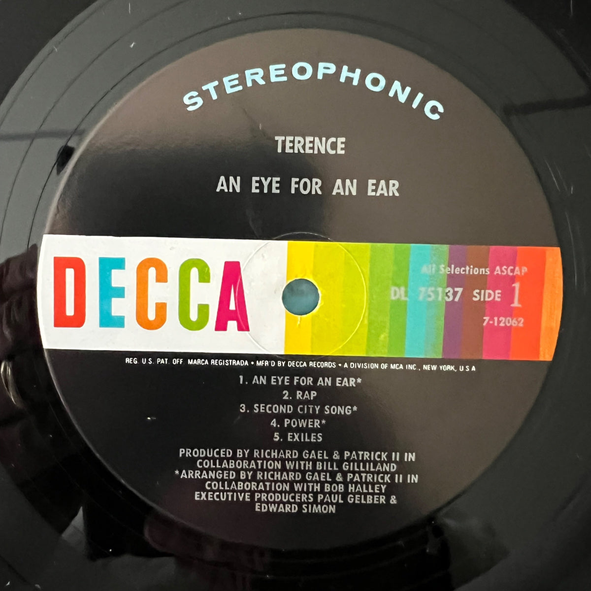 Terence - An Eye For An Ear / 1. US-Press. 1969 - (M-/VG+)