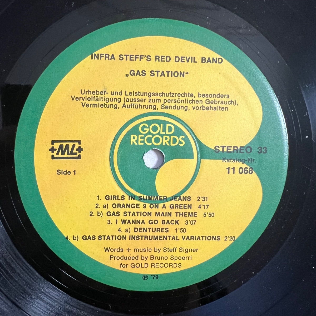 Infra Steffs Red Devil Band - Gas Station / 1. Swiss-Press. 1979 - (VG++/VG++)