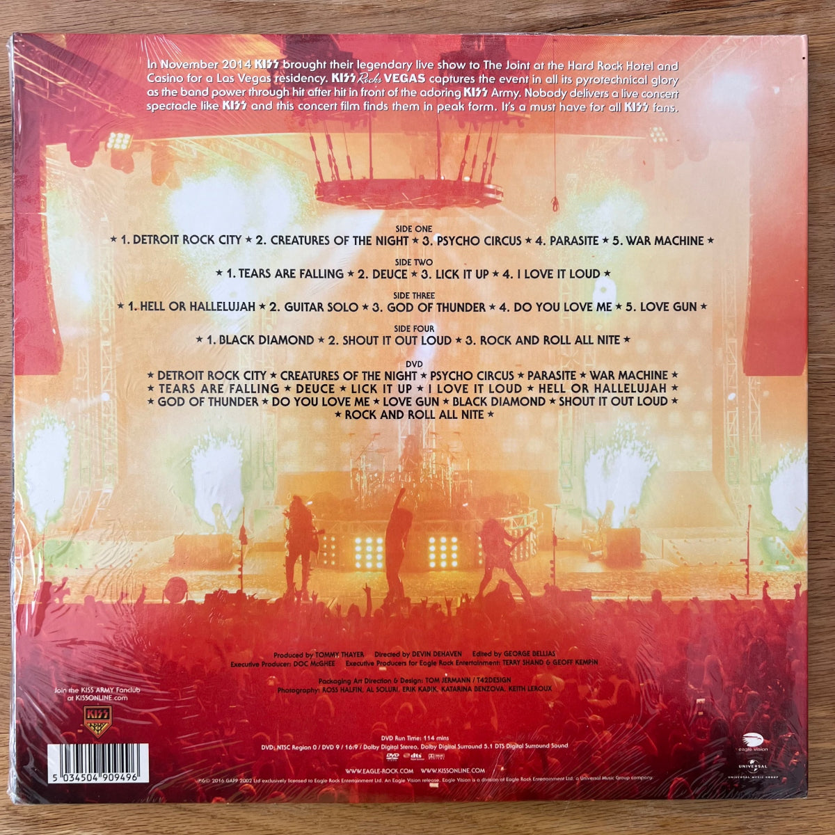 Kiss - Kiss Rocks Vegas / 2 LP & DVD - 1. EU-Press. 2016  - (Mint & Sealed)