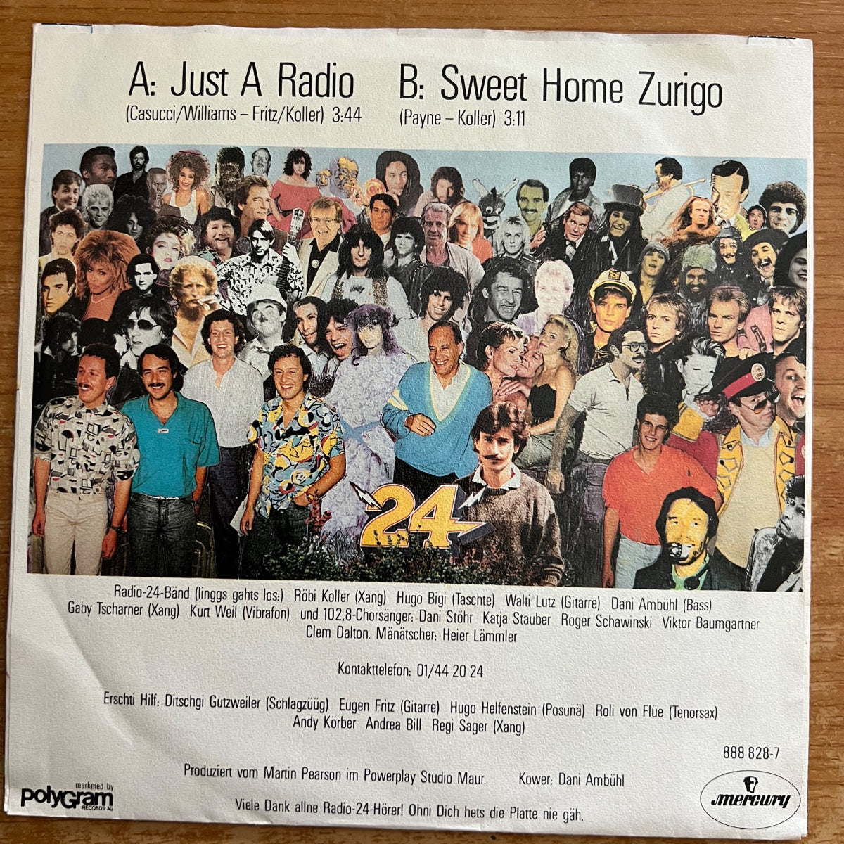 Radio 24-Band - Just A Radio / 1. Swiss-Press. 1987 - (M-/VG++)