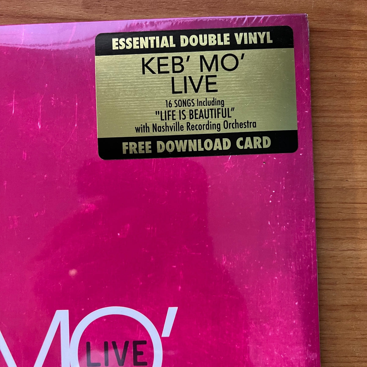 Keb' Mo' - Live, That Hot Pink Blues Album / 1. US-Press. 2016 - (Mint & Sealed)