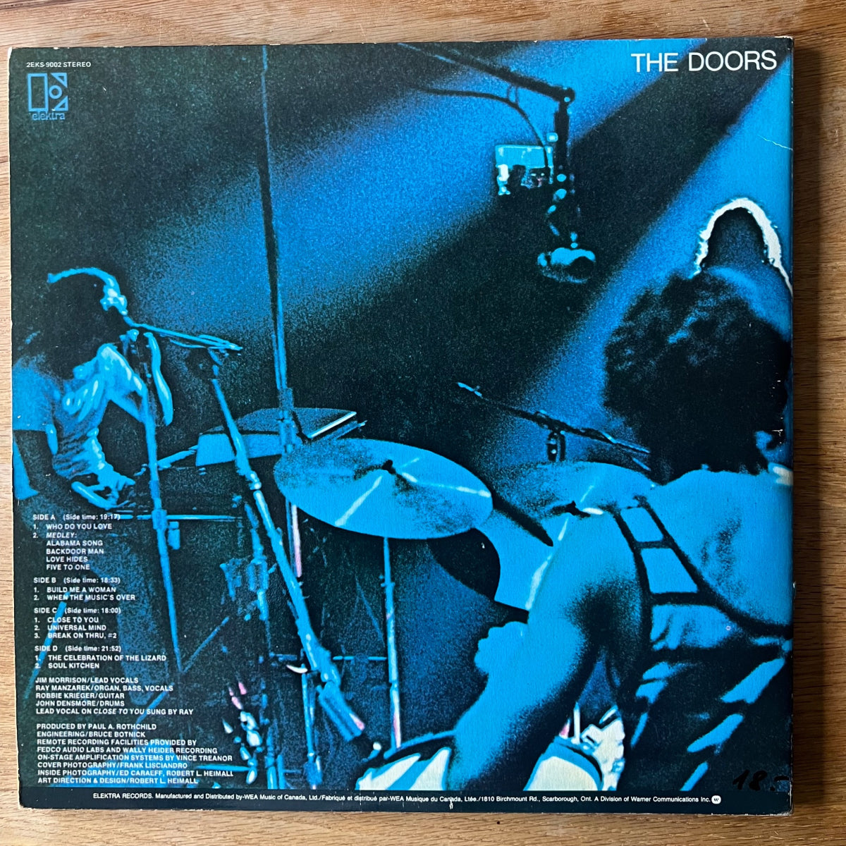 Doors - Absolutely Live! / 2 LP - Canada-Press. RE - (VG++/VG++)