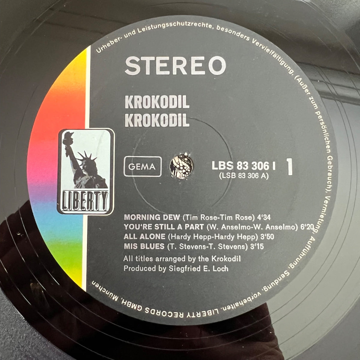 Krokodil - Same / 1. D-Press. 1969 - (VG+/VG+)