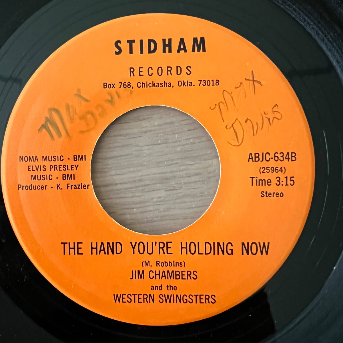 Jim Chambers & Western Swingsters - A Wound Time Can't Erase / 1. US-Press. 1975 - (M-/Neutral)