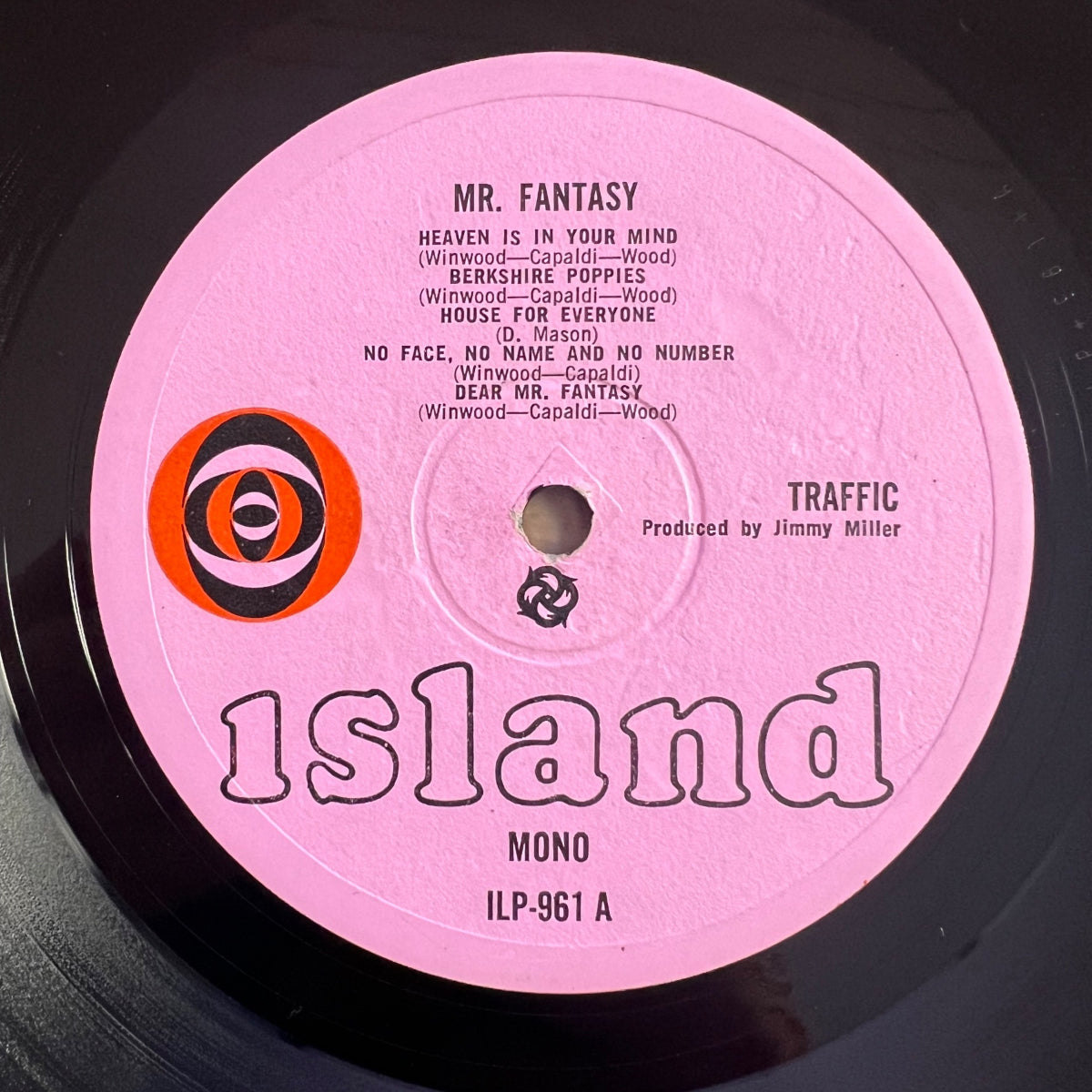 Traffic - Mr. Fantasy / 1. UK-Press. 1967 - Mono - Rough Label (VG++/VG++)
