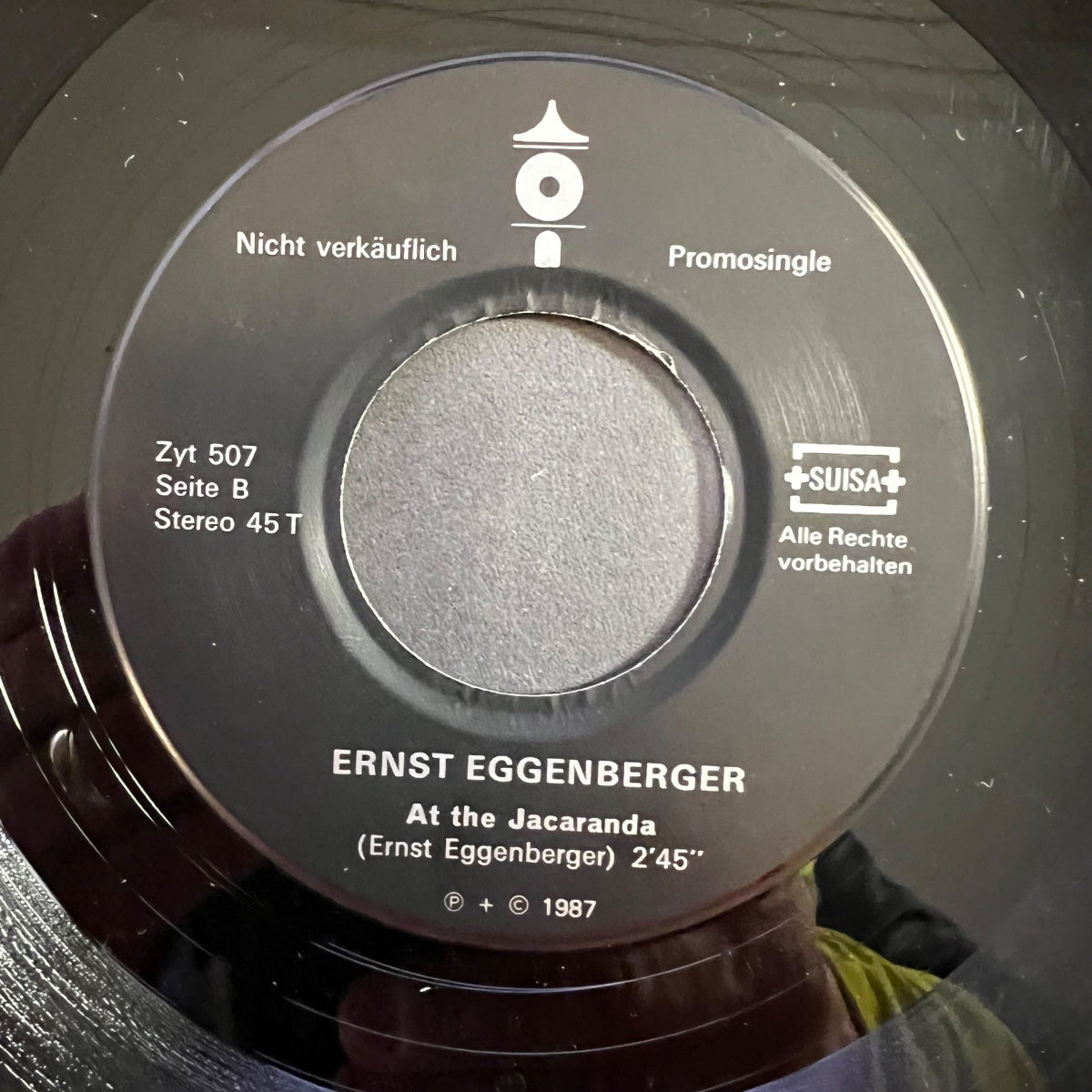 Ernst Eggenberger - Saxophone Girl / 1. Swiss-Press. 1987 - (M-/VG++)