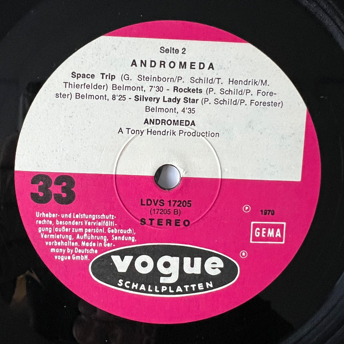 Andromeda - Same / 1. D-Press. 1970 - (M-/M-)