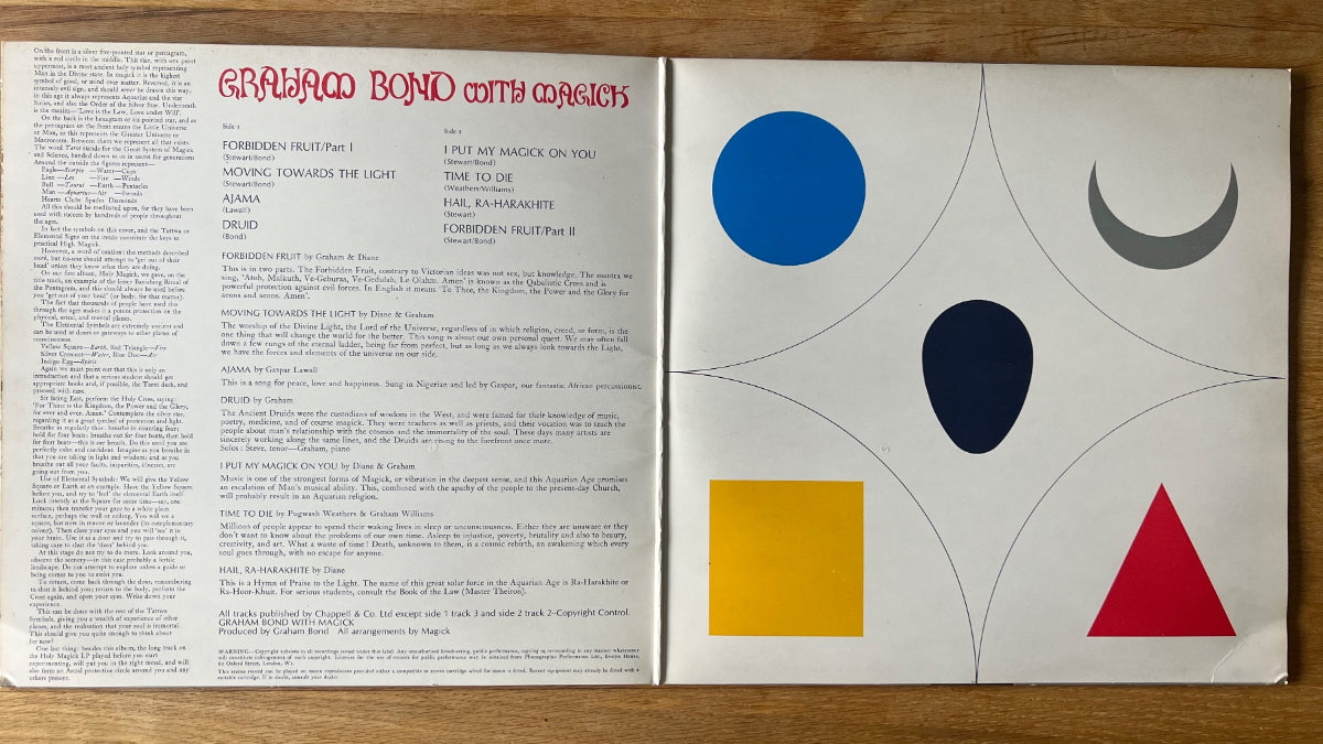 Graham Bond With Magick - We Put Our Magick On You / 1. UK-Press. 1971 -(M-/VG+)