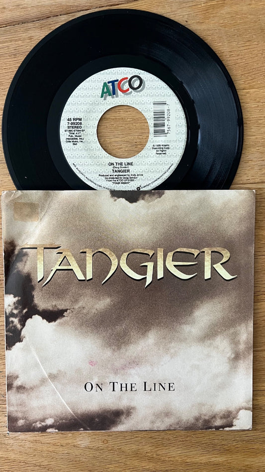 Tangier - On The Line / 1. US-Pres. 1989 - (M-/VG++)