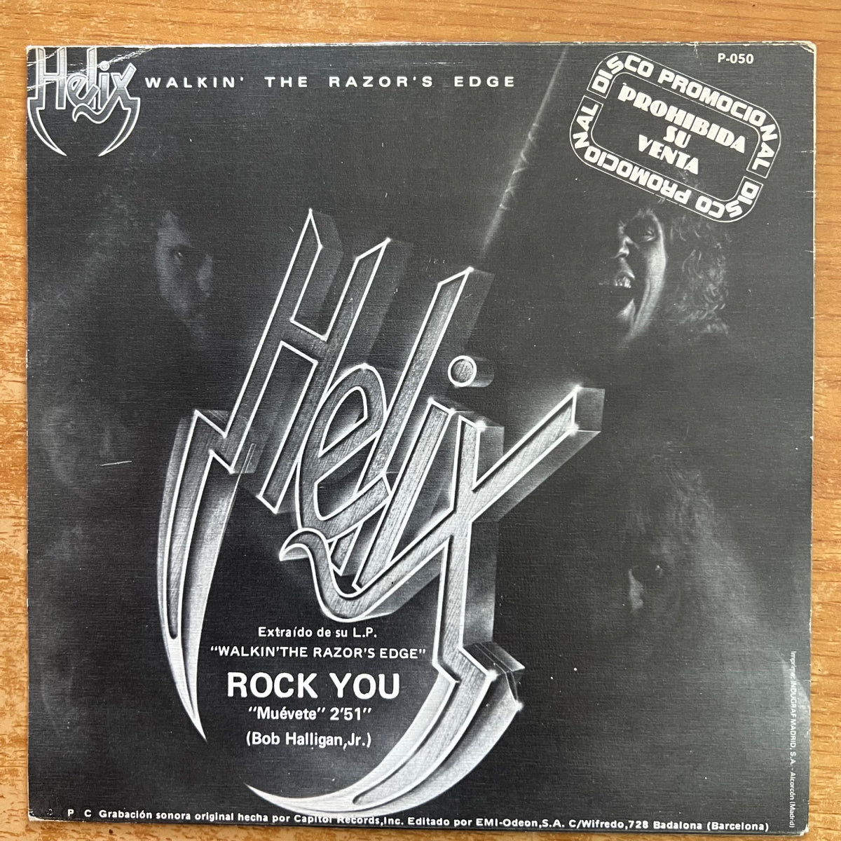 Helix - Rock You / Spain-Promo 1984 - (M-/VG++)