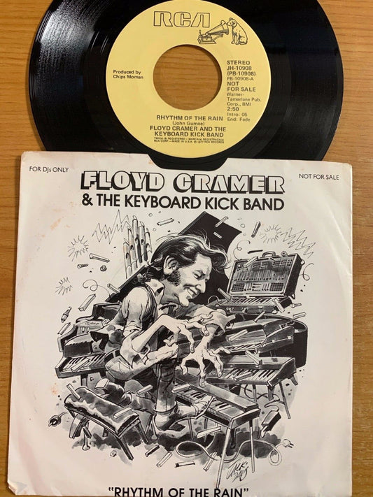 Floyd Cramer & The Keyboard Kick Band - Rhythm Of The Rain / US-Promo 1977 - (VG++/VG+)