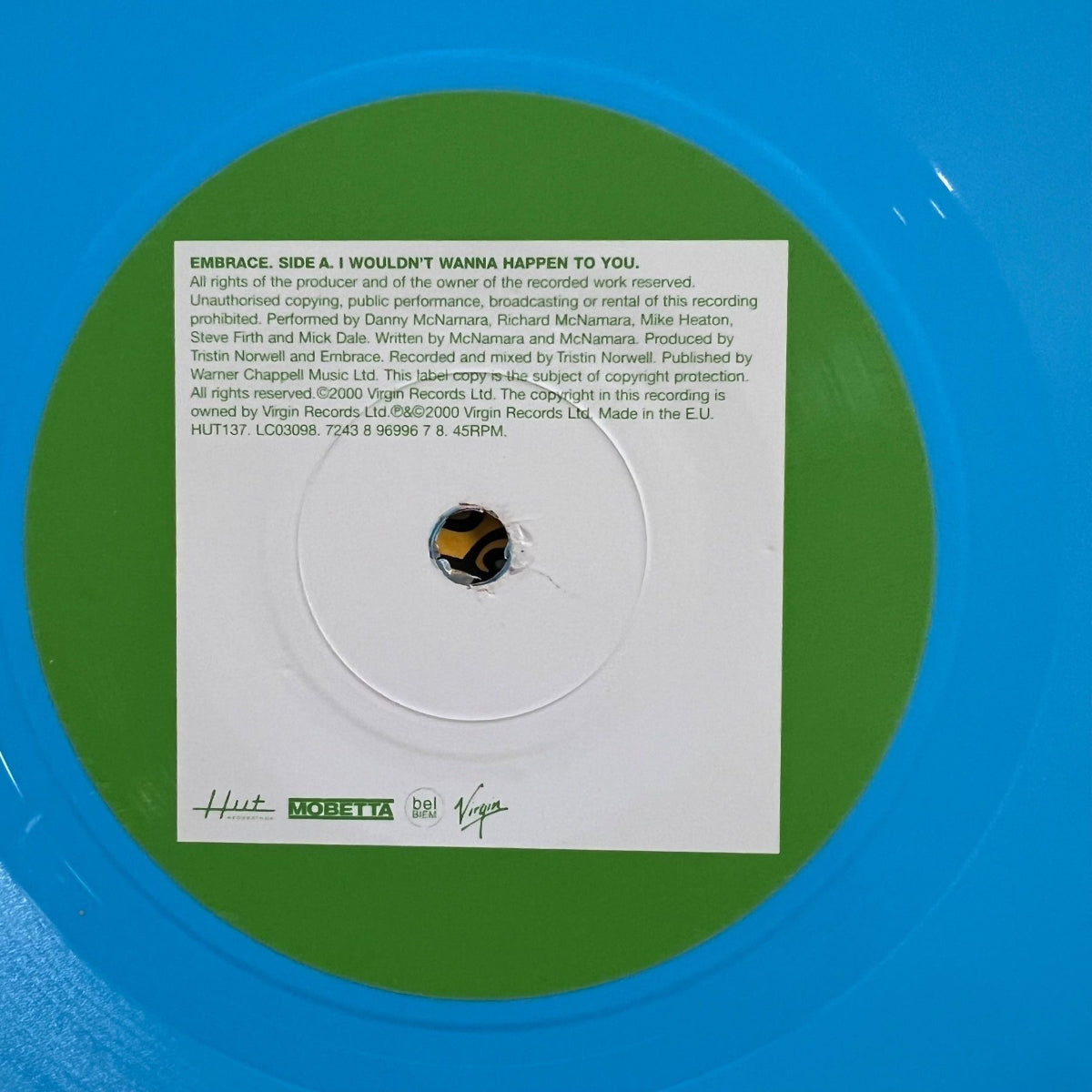 Embrace - I Wouldn't Wanna Happen To You / 1. UK-Press. 2000 - (M-/M-)