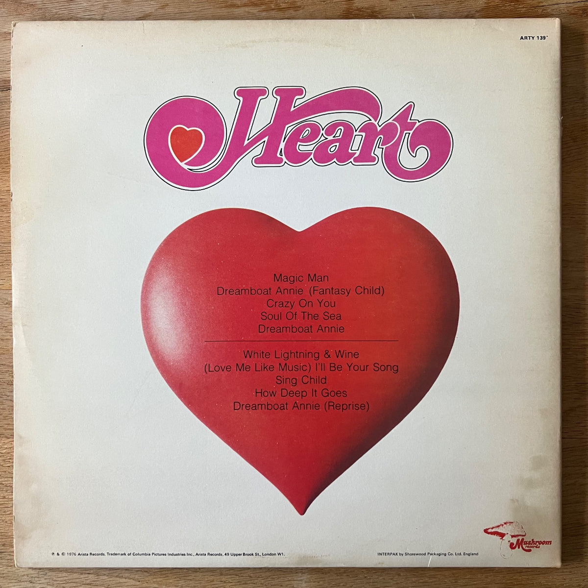 Heart - Dreamboat Annie / 1. UK-Press. 1976 - (VG++/VG+)