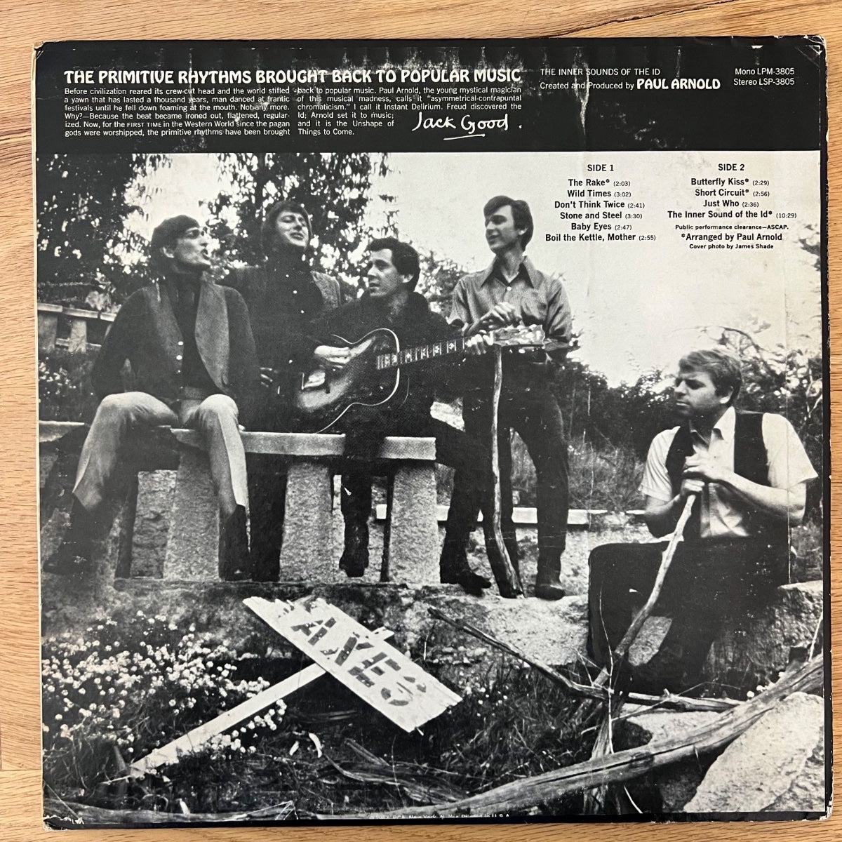 Id - The Inner Sounds Of The Id / 1. US Press. 1967 - (VG++/VG+)