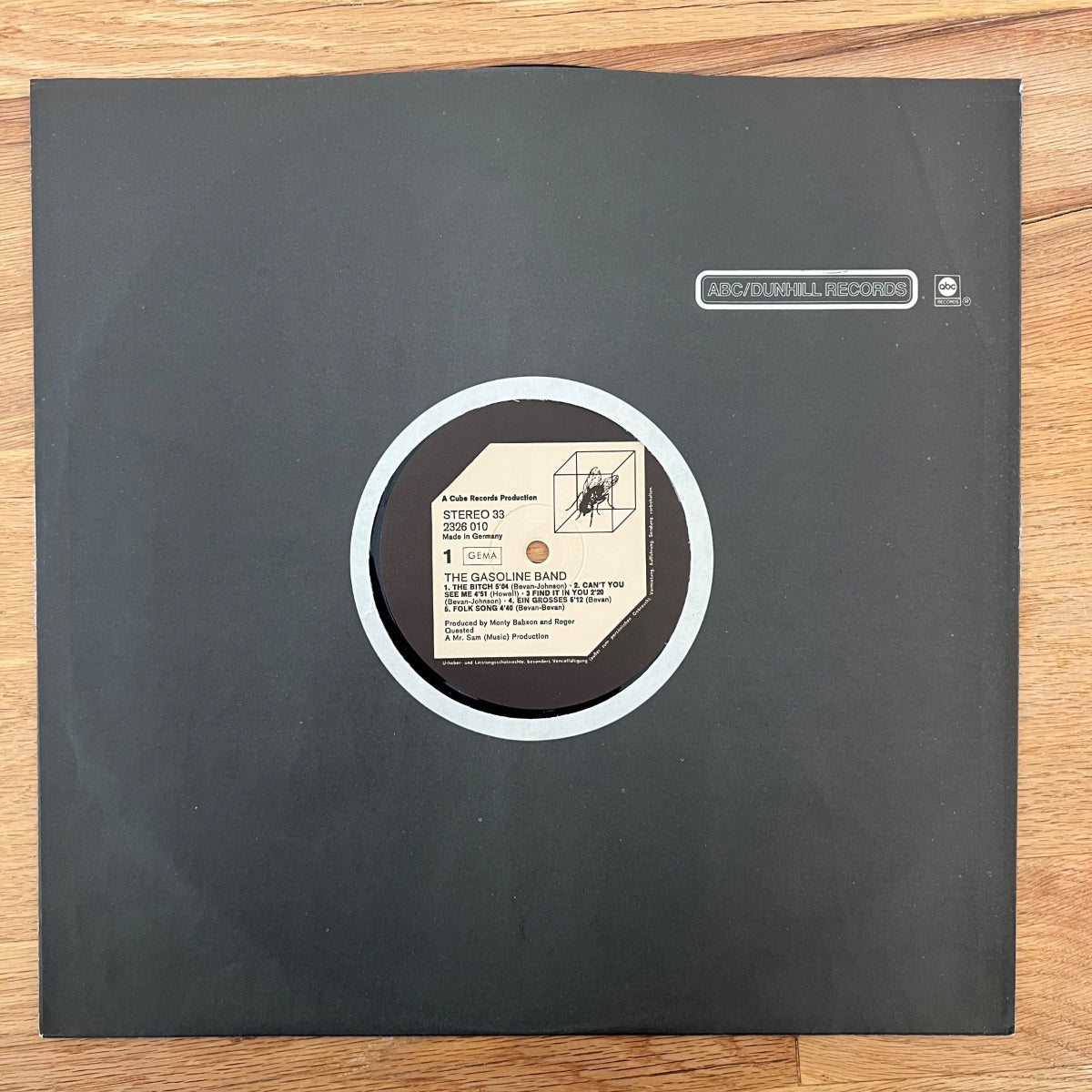 Gasoline Band - Same / 1. D-Press. 1972 - (M-/VG+)