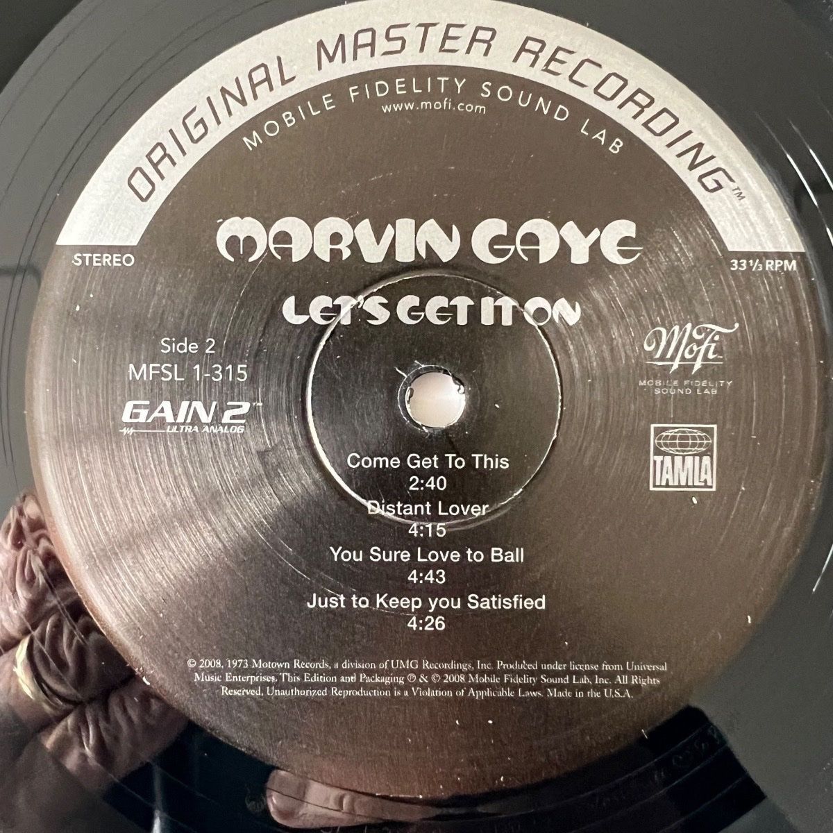 Marvin Gaye - Let's Get It On / Audiophile MFSL 2008 - (Mint)