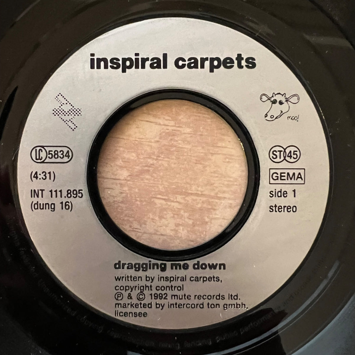 Inspiral Carpets - Dragging Me Down / 1. D-Press. 1992 - (M-/VG++)