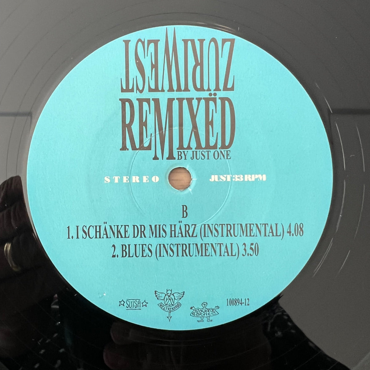 Züri West - Remixed By Just One / 12" Maxi - 1. Swiss 1994 - (M-(M-)