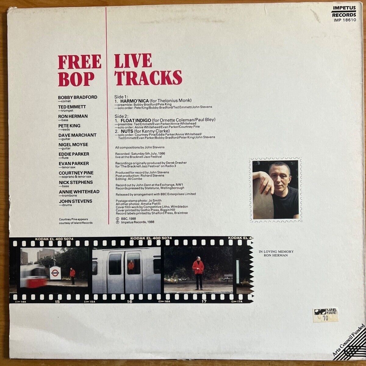 Freebop - Live Tracks / 1. UK-Press. 1988 - (M-/VG++)