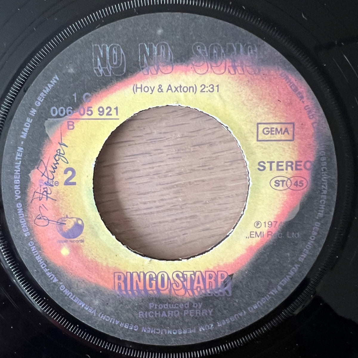 Ringo Starr - Goodnight Vienna / 1. D-Press. 1975 - (M-/VG+)