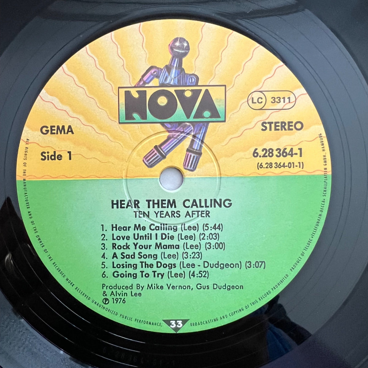 Ten Years After - Hear The Calling / 1. D-Press. 1976 - (M-/M-)