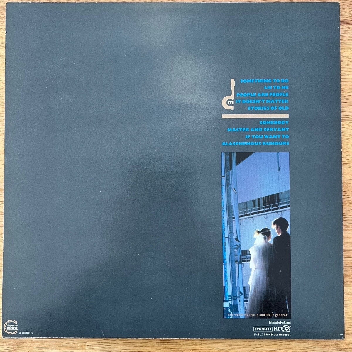 Depeche Mode - Some Great Reward / 1. NL Press. 1984 - (M-/M-)