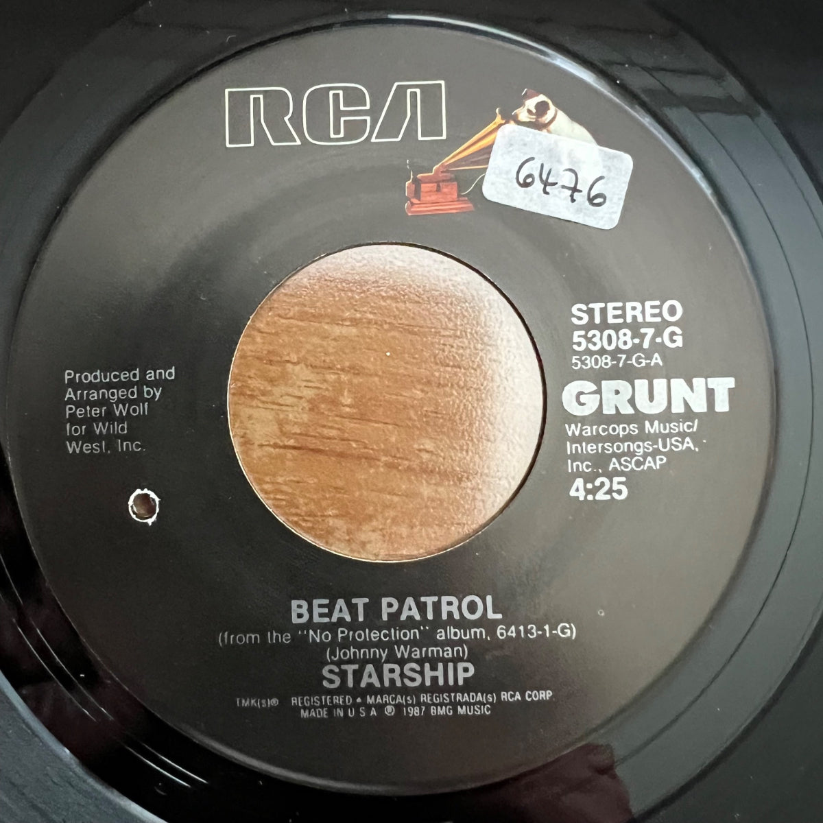 Starship - Beat Patrol / 1. US-Press. 1987 - (M-/M-)