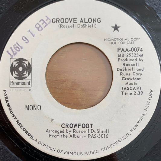 Crowfoot - Groove Along / US-Promo 1970 - (M-/Neutral)