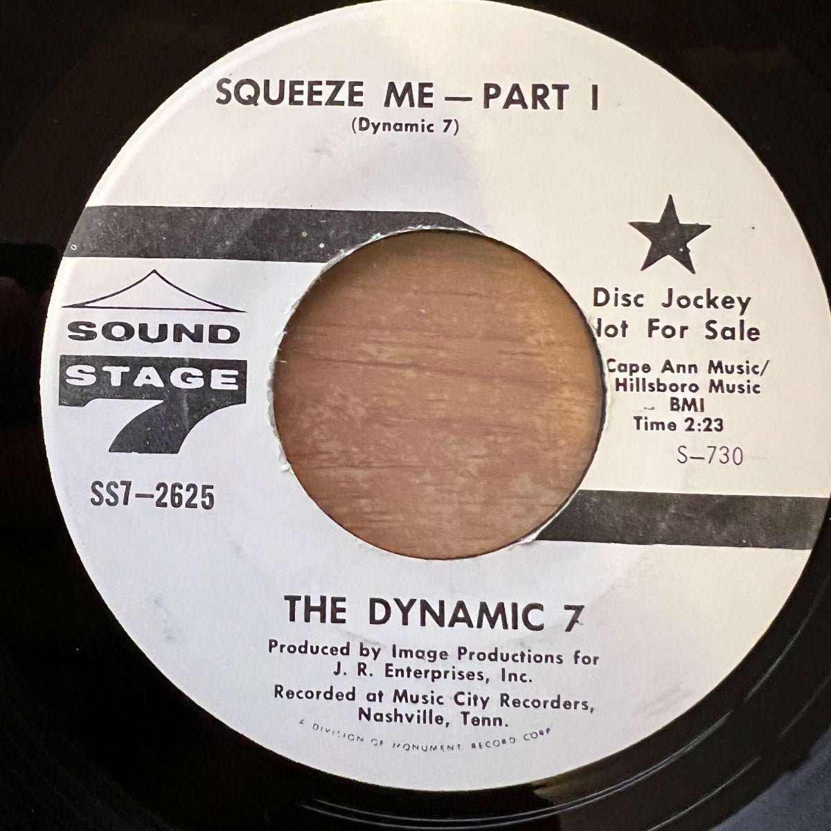 Dynamic 7 - Squeze Me / US-Promo 1969 - (VG++/Neutral)