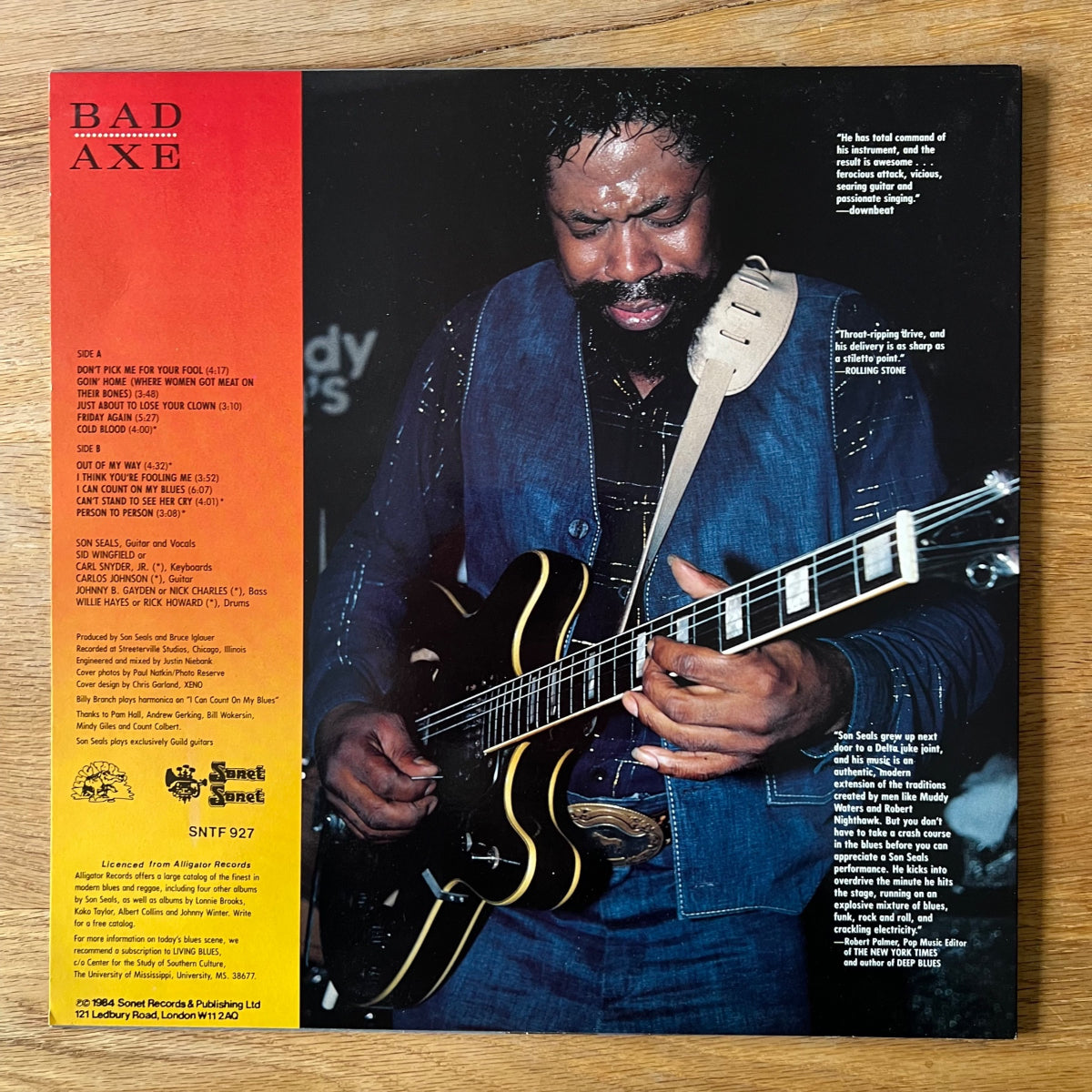 Son Seals - Bad Axe / 1. UK-Press. 1984 - (M-/M-)