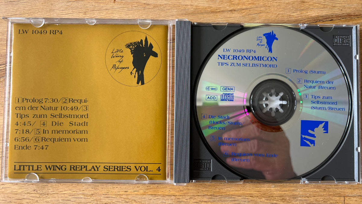 Necronomicon - Tips for Suicide / CD - 1st D-Press. 1996 on CD - (M-/M-)