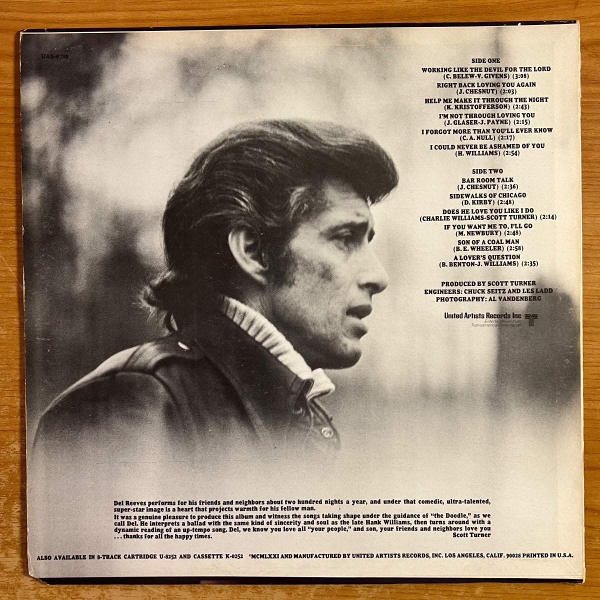 Del Reeves - Friends And Neighbors / 1. US-Press. 1971 - (M-/VG++)