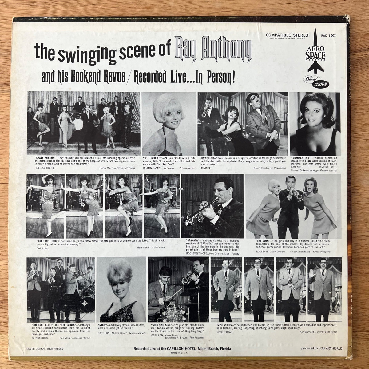 Ray Anthony - The Swinging Scene Of Ray Anthony / 1. US-Press. 1968 - (G+/VG++)