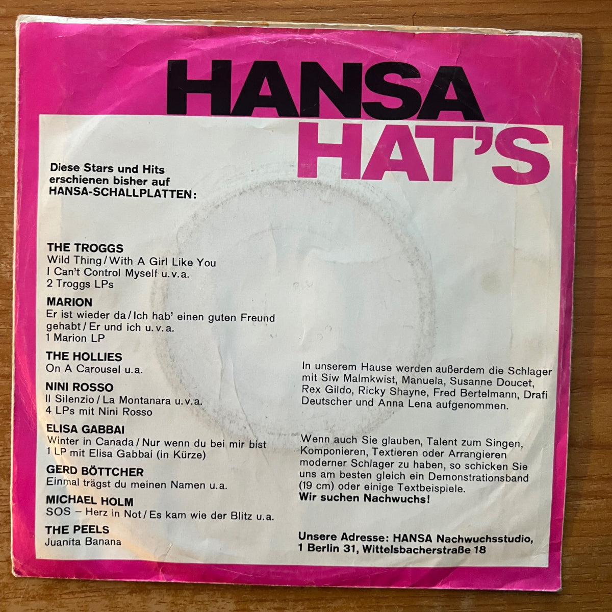 Herd - Paradise Lost / 1. D-Press. 1968 - (VG++/VG+)