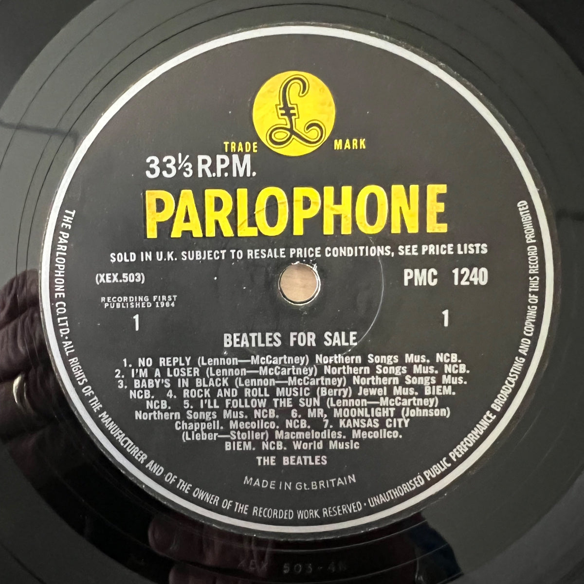 Beatles - Beatles For Sale / 1. UK-Press. 1964 - Mono - KT Txe Code - (M-/VG++)