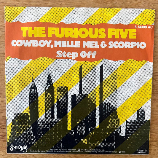 Furious Five, Cowboy, Melle Mel & Scorpio - Step Off / 1. D-Press. 1985 - (VG++/VG++)