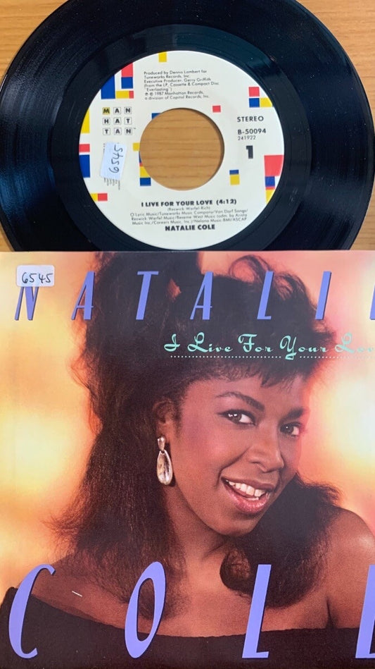 Natalie Cole - I Live For Your Love / 1. US-Press. 1987 - (M-/M-)