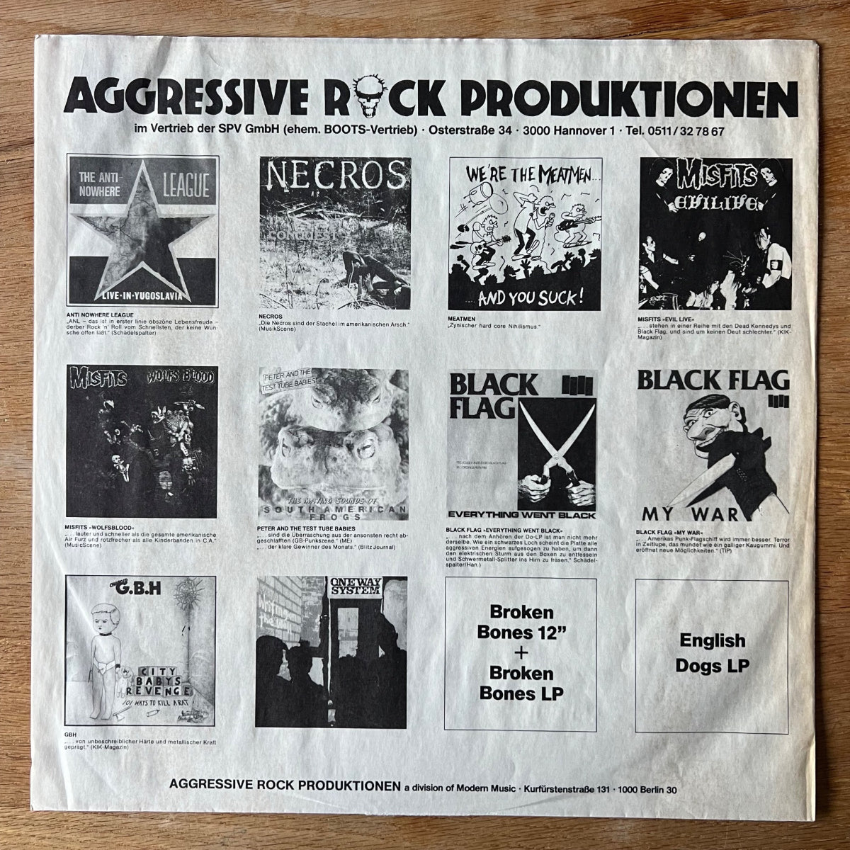 Hüsker Dü - Zen Arcade / 1. D-Press. 1984 - (M-/M-)