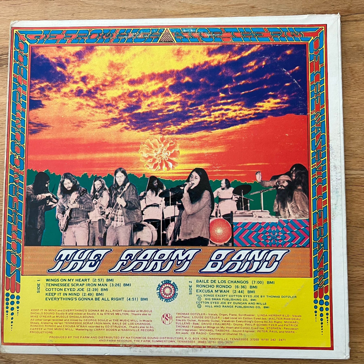 Farm Band - High On The Rim Of The nashville Basin / 1. US-Press. 1975 - (M-/VG++)