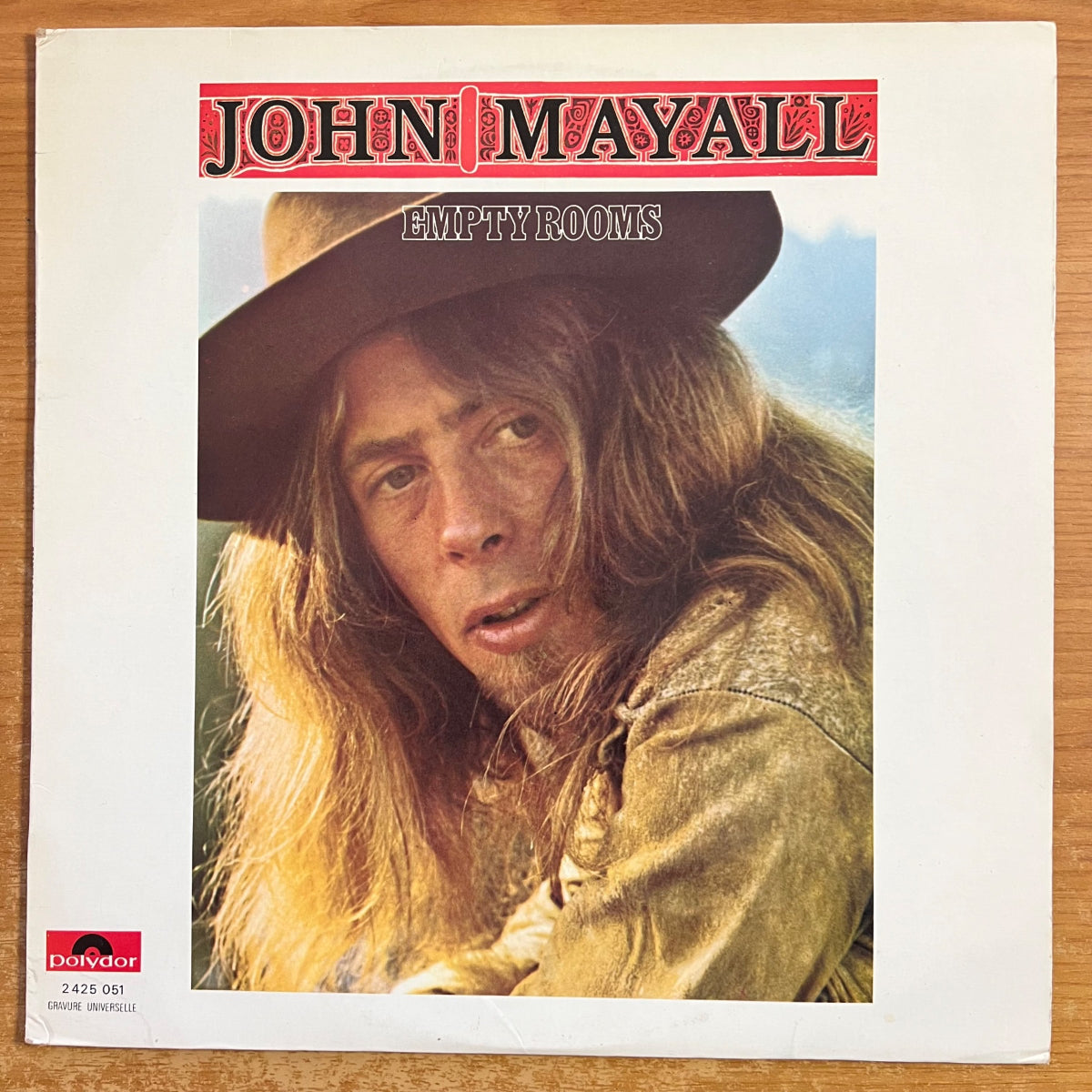 John Mayall - Empty Rooms / 1. France-Press. 1970 - (VG++/VG++)
