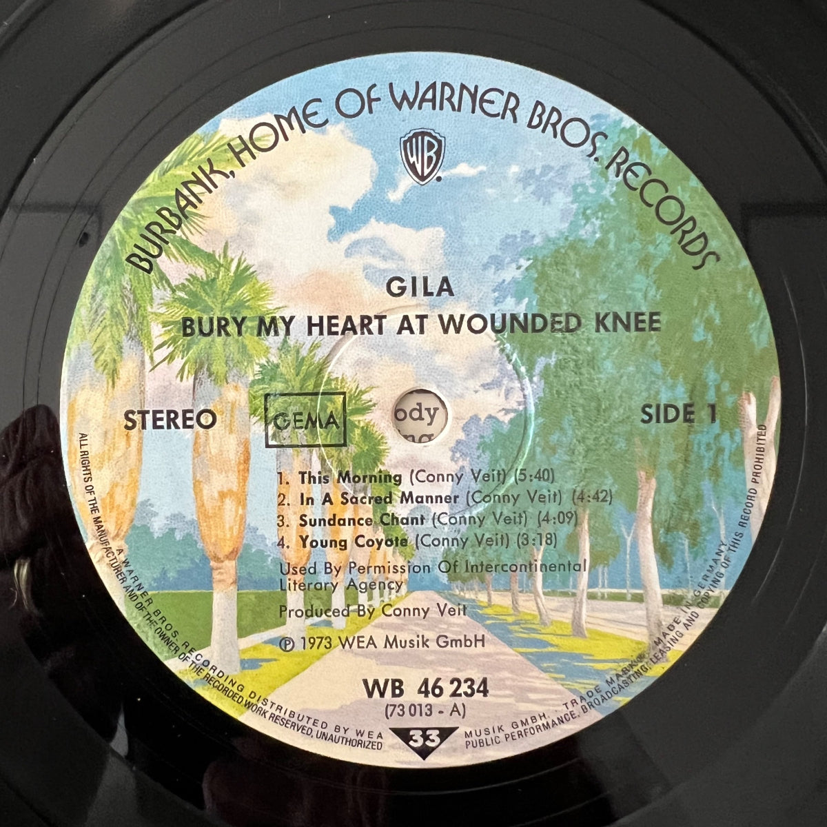 Gila - Bury My Heart At Wounded Knee / 1. D-Press. 1973 - (M-/VG++)
