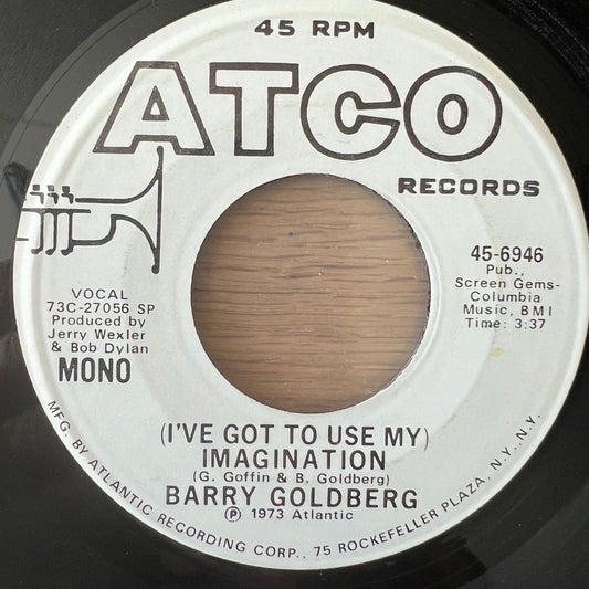 Barry Goldberg - (I've Got To Use My) Imagination / US-Promo 1973 - (VG++/Neutral)