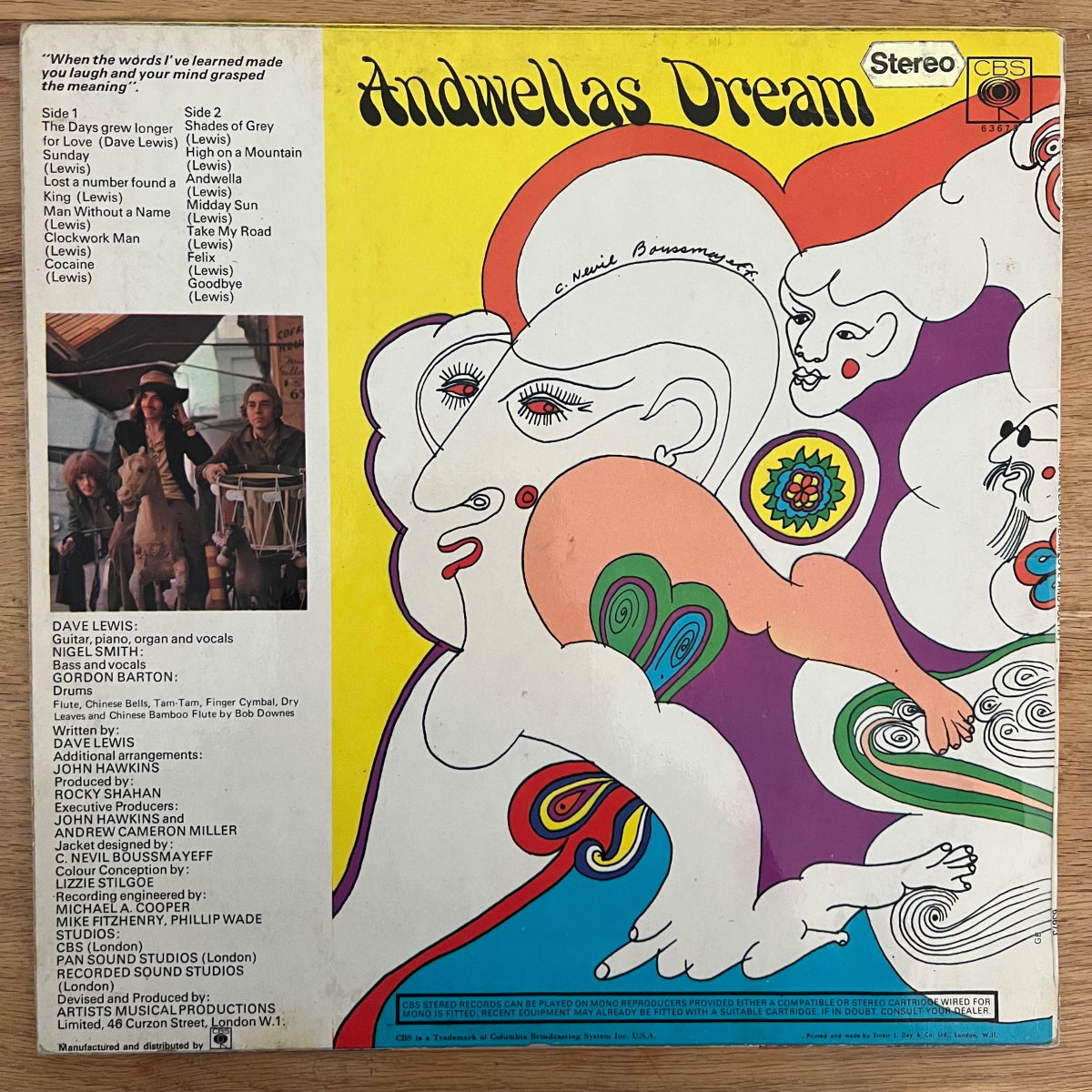 Andwellas Dream - Love And Poetry / 1. UK-Press. 1969 - (M-/VG++)