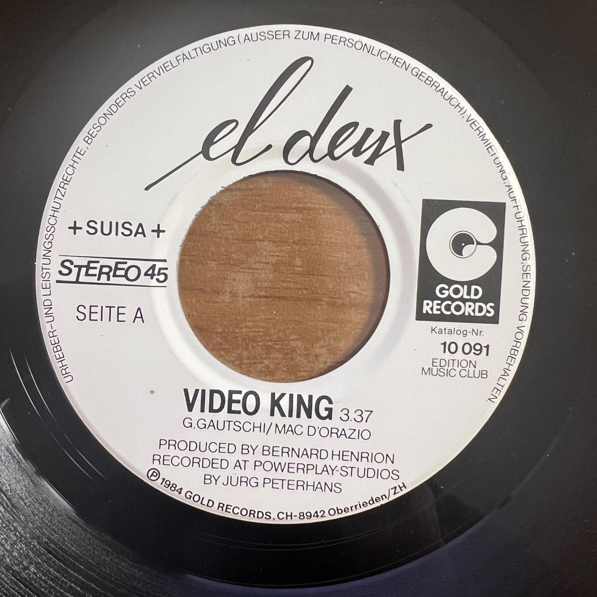 El Deux - Video King / 1. Swiss-Press. 1984