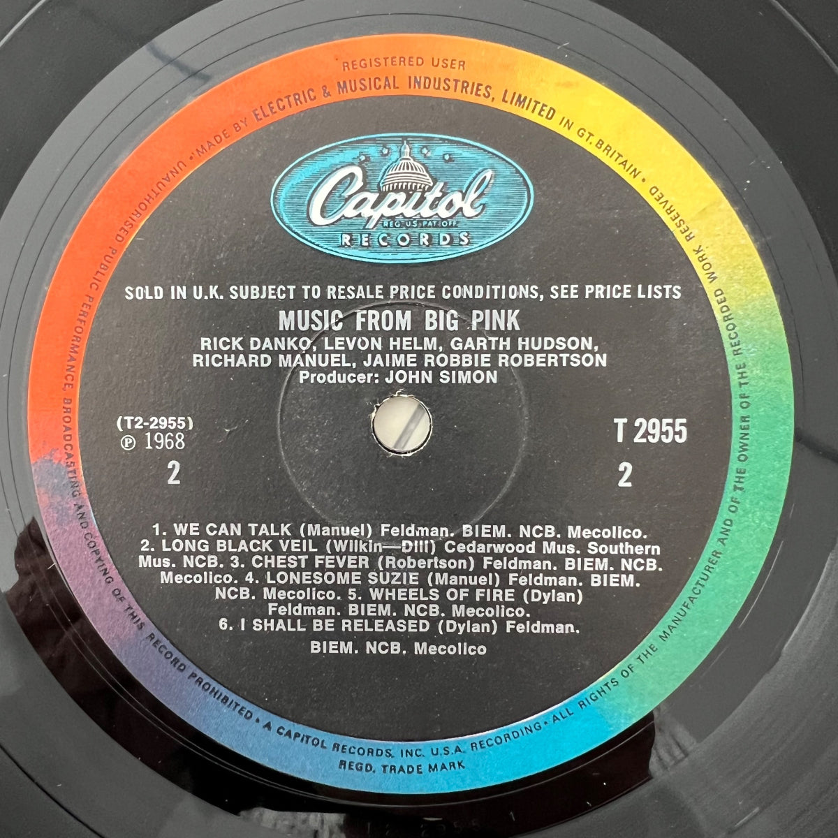 Band - Music From Big Pink / 1. UK-Press. 1968 - Mono - (M-/VG++)