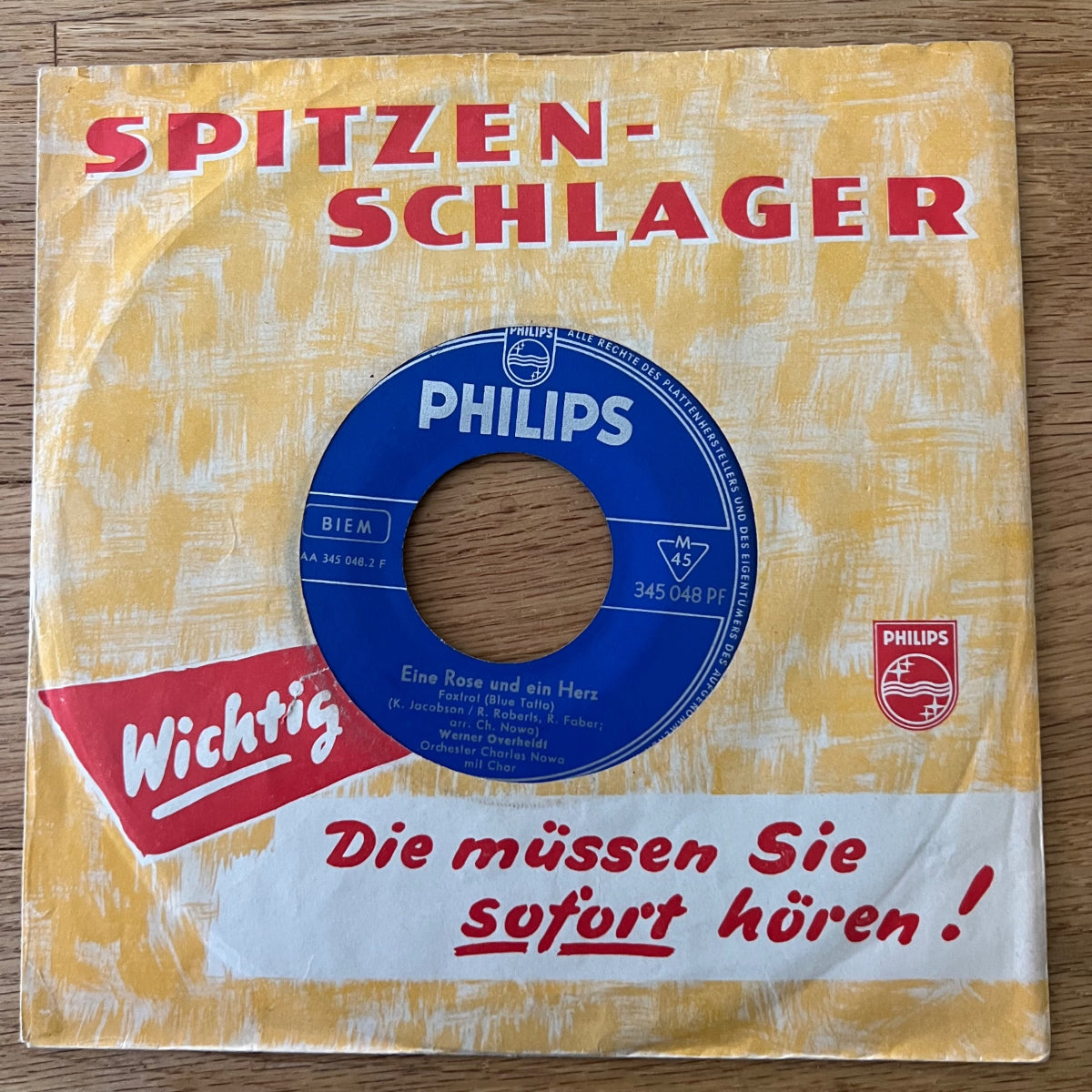 Werner Overheidt - Die Story Von Uns Zwein / 1. D-Press. 1958 - (VG/VG+)