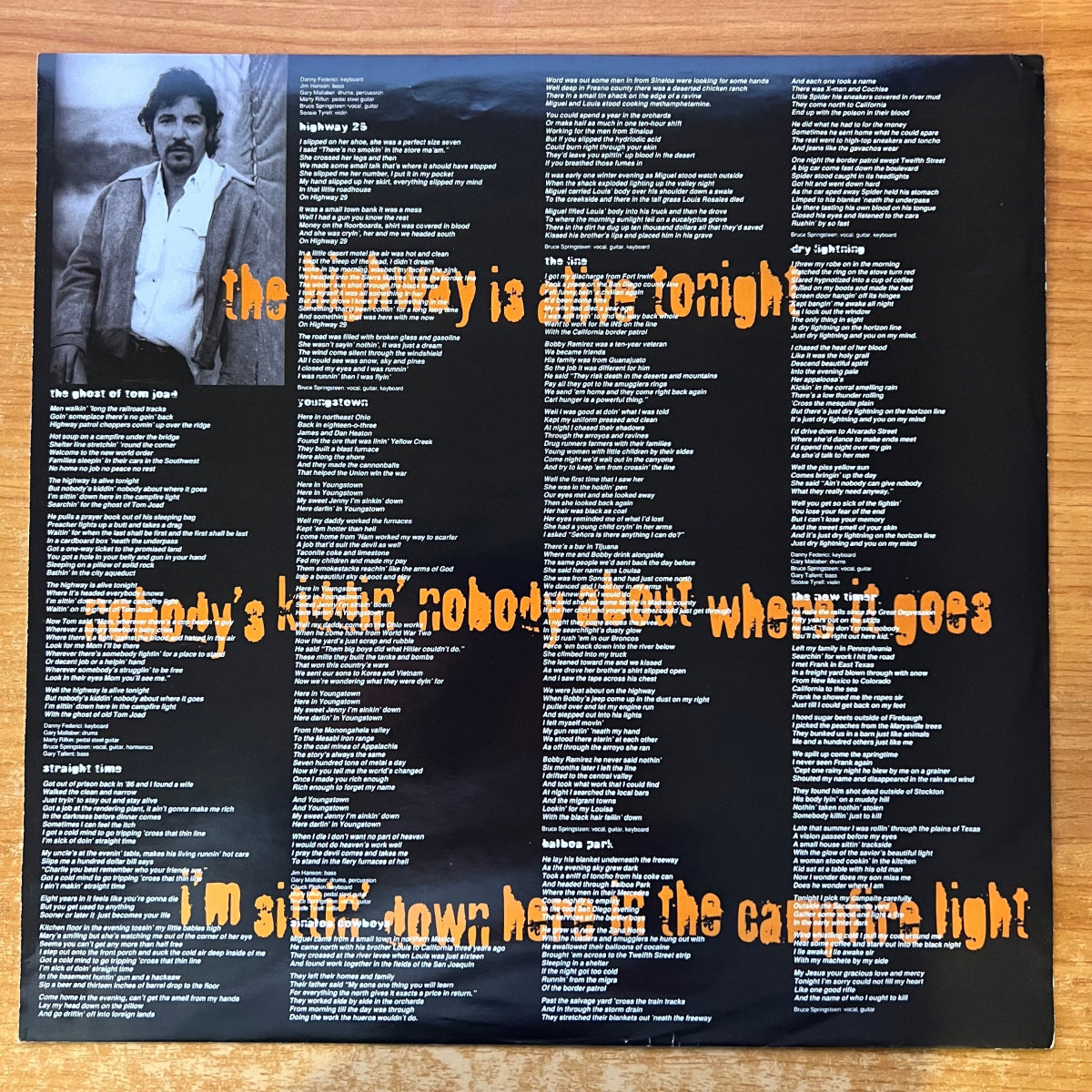 Bruce Springsteen - The Ghost Of Tom Joad / 1.US-Press. 1995 - (M-/M-)
