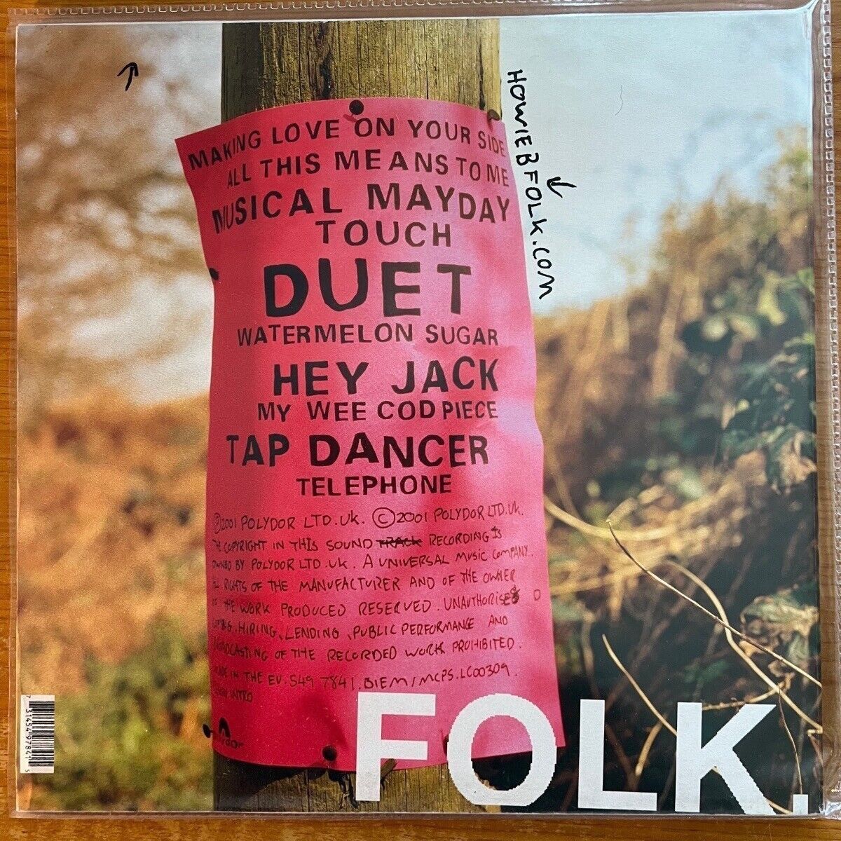 Howie B. - Folk // 1st UK Pressing 2001 - (M-/M-)