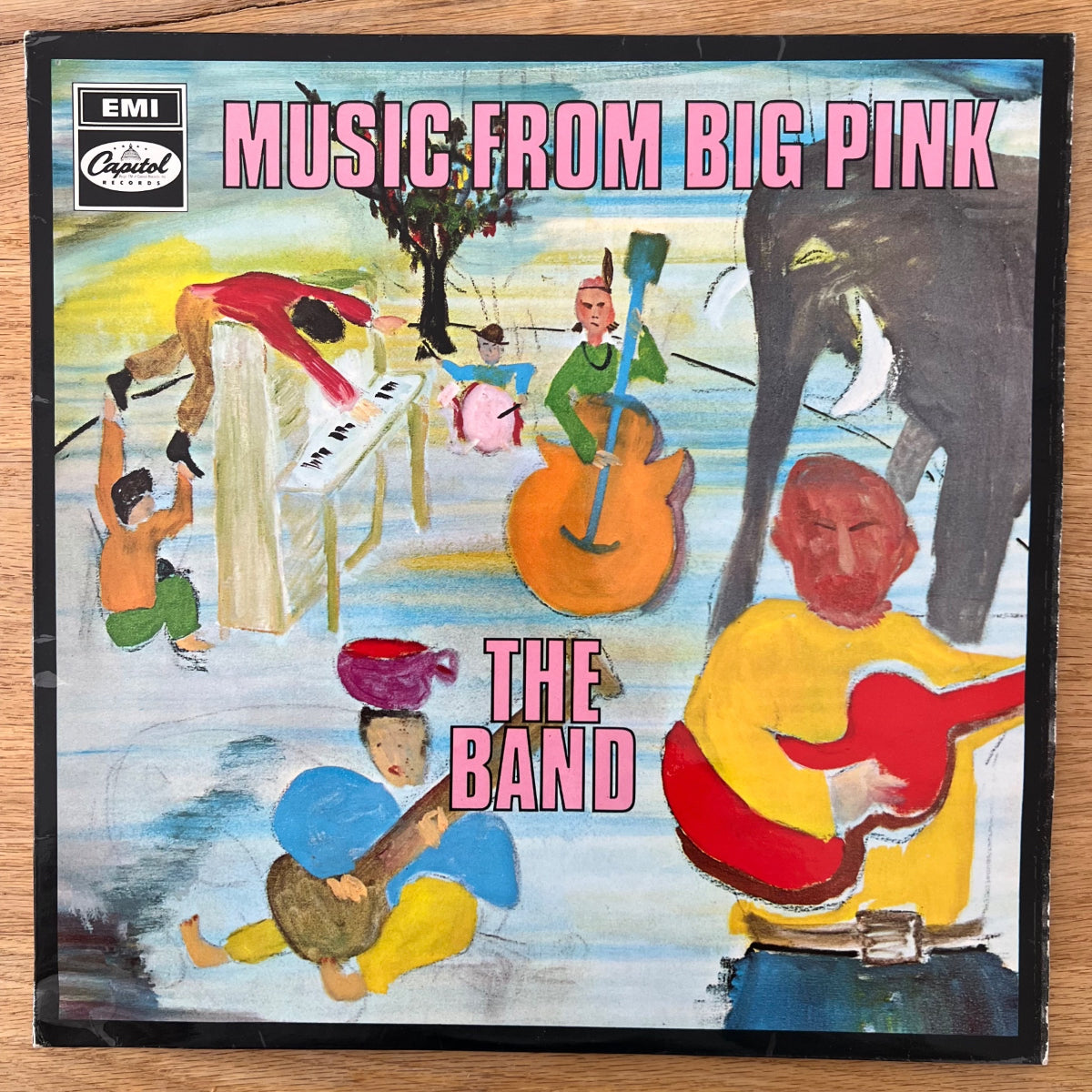 Band - Music From Big Pink / 1. UK-Press. 1968 - Mono - (M-/VG++)